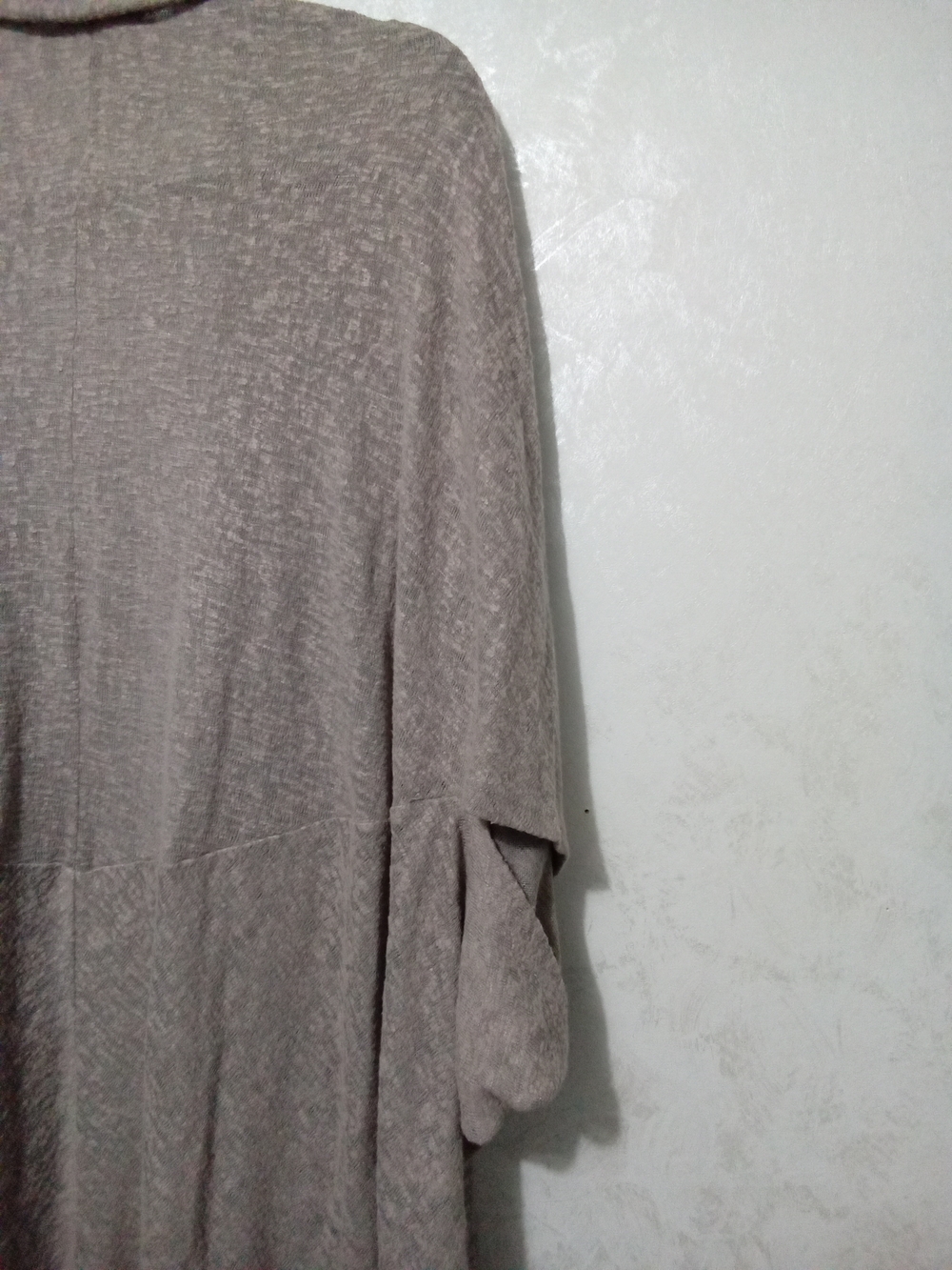 Cherish Heather Mauve Open Front Oversized Cardigan - One Size - Picture 3 of 4